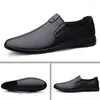 Casual Shoes Fashion Walking Men 2024 Spring Sweat-Absorbant Breathable Dress Driving