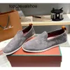 Loro Piano LP Lorospianasl Neu 2023 flach runde Kopf und bequeme Einzelschuhe Casual Slip auf faulen Slip-on-Schuhmenschen Schuhe Schuhe Schuhe Schuhe