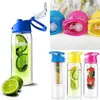 Bouteilles d'eau 800 ML infuseur de fruits bouteille d'infusion Portable sport santé jus fabricant Drinkware