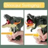 Nya barn dekomprimering leksak kreativ handdriven teleskopisk vårsving dinosaurie fidget leksaker halloween gåvor till barn