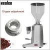 Verktyg Xeoleo Electric Coffee Grinder Commercial Coffee Miller gör turkisk kaffe Aluminiumfräsning med timingtemperatur