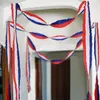 Party Decoration Red Blue White Hanging Banner 4 juli Paper Garlands Craft Supplies American Independence Day Diy Home Decorations