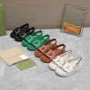 Sandalias para mujeres de diseño, zapatillas de playa, zapatillas de lujo huecas, hebilla de nylon, zapatos formales de nivel superior para mujeres, zapatillas para exteriores, tamaños 35-42