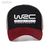 Ball Caps World Rally Championship WRC Baseball Cap Fashion Cool WRC Hat Unisex Regulowane Snapback Hat Summer Mesh oddychające czapki 24327