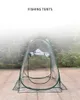 Tentes et abris automatiques à effet de serre plante fleur salle de culture tente extérieure PVC transparent pêche cour camping gazebo