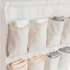 Förvaringspåsar dubbelsidig vägg hängande dörr underkläder arrangör vattentät sovrum garderob leksak nyckel hemmakontor behållare