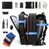 Backpack Men's Scalable Briefcase Large-Capacity Short Business Trip Travel Bag Computer