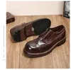 Chaussures décontractées en cuir lavé pour hommes, vieilles bottes cheval faites à la main, Goodyear-Casual