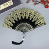 Decorative Figurines Handheld Folding Fan Elegant Chinese Style Fans With Tassels For Summer Parties Dance Performances Po Props Portable