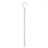 Hangers Space Saving Clothes Hanger Chain Stainless Steel Closet Metal Cascading Multi-port Ring With Hook