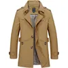 Bolubao Nouveaux Hommes Fi Veste Manteau Printemps Marque Hommes Casual Fit Sauvage Pardessus Veste Couleur Unie Trench Manteau Mâle T4wj #