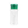 収納ボトル1/2/4PCSプラスチックスパイス塩胡pepperシェーカー調味料ジャーポータブルキャンプ