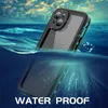 100 ٪ أصلي الفلفل الأحمر IP68 حالات الهاتف المقاومة للماء لـ iPhone 13 13Pro 13Promax 14 14Pro 14Plus 14Promax Diving Underwater Case for iPhone15 15Plus 15Promax