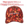 Nouveaux chapeaux de printemps et d'automne pour hommes et femmes, chapeau de baseball réglable à bord incurvé brodé avec lettres imprimées de feuille d'érable quatre saisons