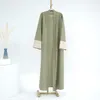 Ethnische Kleidung muslimische Abaya Femme Kimono Kaftan elegante islamische Roben Strickjacke Katar Oman Türkei Kleidung für Frauen