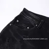 High Street 23ss AM MX1 Umyjne czarne podstawowe dżinsowe dżinsy dla mężczyzn o wysokiej jakości
