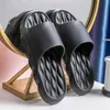 Slippers 2023 New Summer Anti slip Flip Tick Platform Bathroom OME Slide Womens Fashion Soft Sole EVA Indoor Mem Sandals H240326K68L