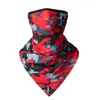 Scarves 2024 Summer Breathable Mesh Face Cover Sport Half Mask UV Protection Triangle Warmer Scarf Headband Men Women