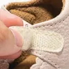 KIDSUN geborene Babyschuhe, gestreift, PU-Leder, für Jungen und Mädchen, Kleinkinder, Gummisohle, rutschfest, für erste Lauflern, Kleinkind-Mokassins 240313