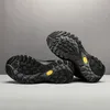 HIKEUP Мужские походные ботинки с высоким берцем, зимняя уличная обувь, нескользящие спортивные повседневные треккинговые ботинки на шнуровке, мужские водонепроницаемые замшевые ботинки 240313