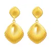 Dangle Earrings Vintage Drop For Women Alloy Golden Color Simple Geometric Ear Rings Party Jewelry