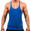 Herrtankstoppar 2024 Bodybuilding Brand Jogger Gym Singlet Training Top Vest Shirt ärmlös fitness Bomull för män