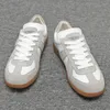 Casual Shoes Real Leather Men Sneakers Women White German Training Sport Lovers Plus Size 46