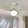 Plafondverlichting E26/27 Socket Fan Led-lamp Met Afstandsbediening 40W/30W Warm Dimbare timing Voor Garage Keuken Slaapkamer