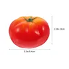 Dekorativa blommor 8 PCS Imitation Tomat Fake Vegetable Models Cherry Tomatoes Livelike Grönsaker
