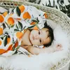Couvertures bébé coton yarn couverture de couverture de bande de cheveux enveloppe des accessoires nés nés nés nés nés nés