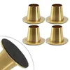 Mum tutucular 4pcs 22mm diyafram Metal Tutucu Dekoratif Şamdan Sütun Plakası Ka?