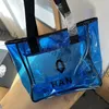 Rosa Sugao Damen-Zehentasche, Umhängetasche, Handtaschen, Geldbörsen, modisch, luxuriös, große Kapazität, hohe Qualität, klar, transparent, Zipfeltasche, 2 Stück/Set wxz-240325-75