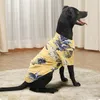 Abbigliamento per cani vestiti estivi Cool Beach Shiter Hawaiian Cat Shirt a manica corta Coconut Tree Stampa regalo di moda per animale domestico