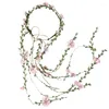 Başlıklar asma saç bandı rattan çiçek headdress kadınlar için mükemmel hediye