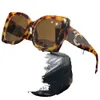 Designer Letter Polarized Sunglasses Personality UV Resistant Men Women Goggle Retro Square Sun Glass Casual Eyeglasses with Box Very Beautiful Gift