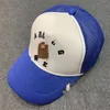 Nouveau concepteur Baseball vague chapeau lettre brodé maille respirant chapeau voyage hommes et femmes Hip Hop Punk Baseball chapeau mode décontracté moto HatS199