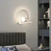 Applique murale Led de fond de dessin animé, moderne et minimaliste, luminaire décoratif d'intérieur, idéal pour une chambre à coucher ou une chambre d'enfant, appareil ménager