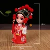 Chińska opera do dekoracji postaci jedwabna maska ​​pekińska Ozdoby dla zagranicznych przyjaciół Craft 240325