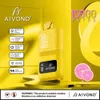 Aivono Aim Magic 15000 Puffs Одноразовый испаритель 600 мАч 25 мл E Juice 15 вкусов Предварительно заполненный Ejuice Puff Vape