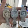 2023 럭셔리 맞춤형 자동 VVS D Moissanite Gra 인증 트렌드 18 솔리드 골드 Moissanite Diamond Mens Watch