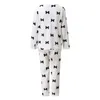 Mäns sömnkläder varma pyjamas för kvinnor fuzzy pyjama sätter mysig fleece överdimensionerade pullover byxor loungewear 2 bit