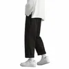 Solid Men's Straight Ben Cargo Pants, Loose Casual Outdoor Pants, Men's Work Pants B1FQ#