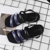 Женские плоские сандалии Helisha Lummered Ladies Outdoor Casual Beach Shoes для взрослых девочек без скольжения желе 34497