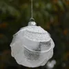 Christmas Decorations White Stained Glass Ball Crafts