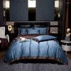 Bedding Sets Luxury 160S Egyptian Cotton Set Duvet Cover Bed Sheet & Pillowcases - King Size Comforter