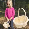 Cestas de almacenamiento Tejido de plástico Vegetales Frutas Picnic Jardín Cesta de almacenamiento Caja Organizador de cosméticos Fiesta de bodas Cesta de embalaje de regalo de dulces