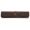 Bundled Leather Pencil Case Multifunctional Fountain Pen Bag Stationery Organizer Box Items School Student Supplies