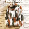 2023 Winter Warm Plus Fuece Faux Fur Fox Fur Fur عرضة رجال مُغطى مقنعًا سميكًا بوتيكًا قابلاً للذكور معاطف ضئيلة الحجم S-5XL O71O#