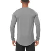 Herfst Nieuwe Heren Raglanmouwen T-shirt Slim Fit Comfortabel Fitn Dieptepunt Shirt Lg Mouwen Y9Hp #