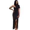 2023 New Ins Tassel Long Round Neck Sexy Tight Bandage Dress 743959